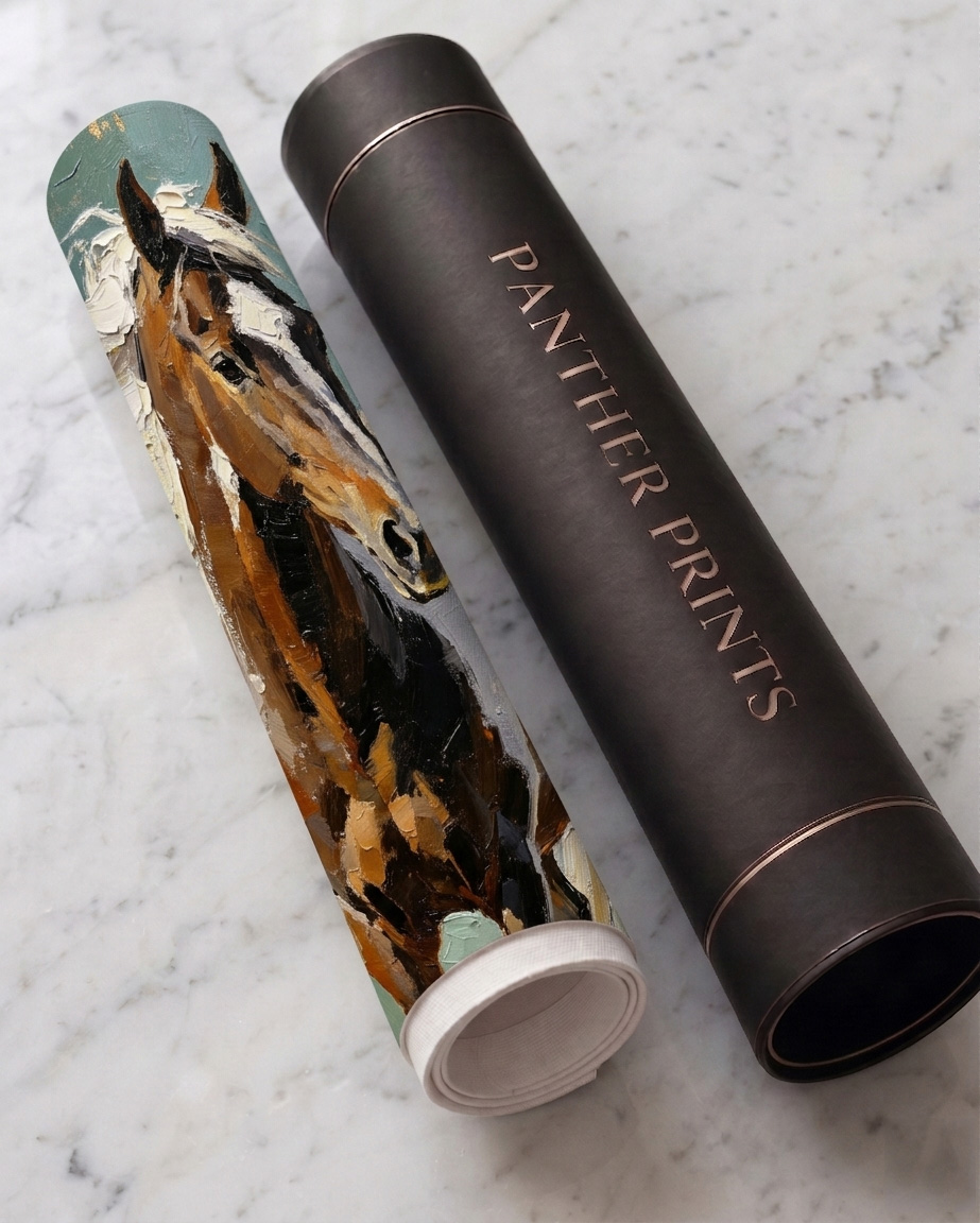 Premium Delivery & Absolute Protection: To ensure the heavy 3D paint textures arrive flawlessly, your masterpiece is fully dried, carefully rolled, and secured in a custom, crush-resistant premium shipping tube. Unbox an experience of true gallery quality right at your home.